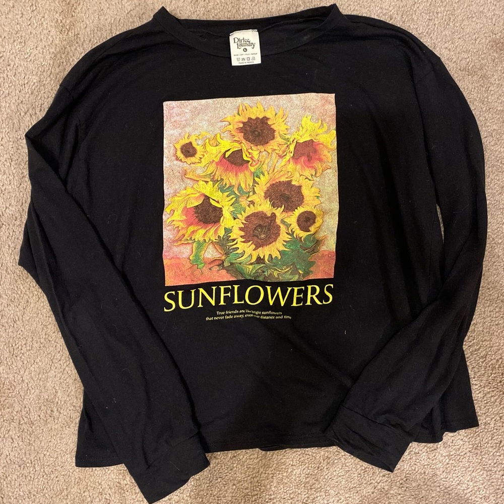 Sunflower graphic tee - long sleeve -